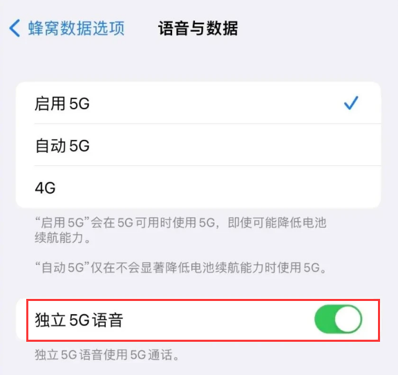 和平苹果14维修分享iPhone 14 Pro如何开启VoNR 